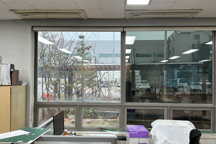 사무실 단열필름 시공